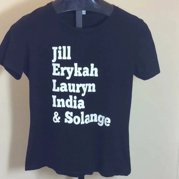 Jill Erykah Lauryn India & Solange Black T-Shirt - Picture 2 of 5